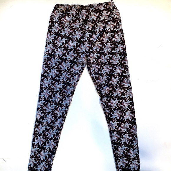 Lularoe dragon print leggings - Picture 4 of 4
